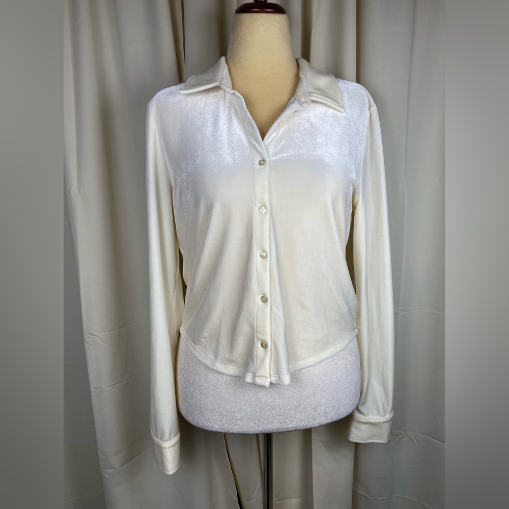 NWT! Z Supply Cream Button-Down Shirt
